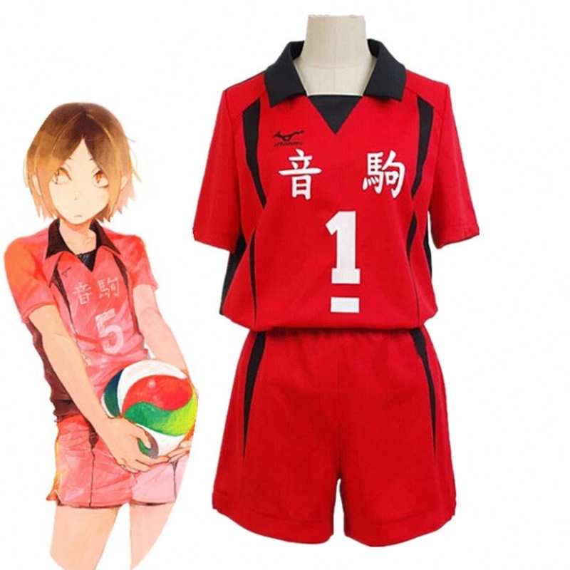 مدرسة Haikyuu Nekoma الثانوية#5 1 Kenma Kozume Kurooo Tetsuro Cosplay Haikiyu Volley Ball Team Jersey Sportswear