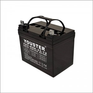 المصنع المباشر بيع AGM 12V33AH LING LING LIME CYCLE CYCLE READ ACID BETTRAY من نظام الطاقة الشمسية