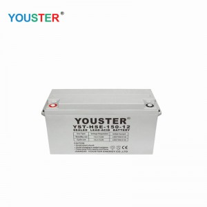 Youster AGM Deep Cycle Gel Lead Acid Relverter 12V200AH تخزين البطارية الشمسية للاستخدام في المنزل