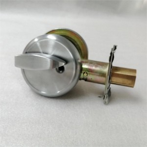 3502 زنك سبيكة عالية الدرجة واحدة من النيكل قفل قفل القفل ، قفل مقبض Deadbolt Round Round Round Deadbolt