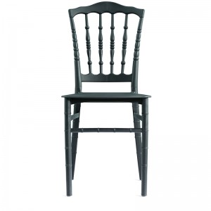 تيفاني ستايل الطرف البلاستيك الزفاف تكويم تأجير الطرف الطرف PP كرسي أثاث كرسي متحرك