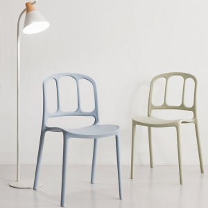 كرسي مقهى في الهواء الطلق الحديث كرسي الطعام كرسي عالي الجودة صالة قابلة للتكديس كرسي بلاستيكي