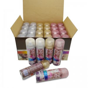 لون الشعر بخاخ الشعر وجسم بريق بوزرة مسح مسحوق رذاذ الشعر بريق