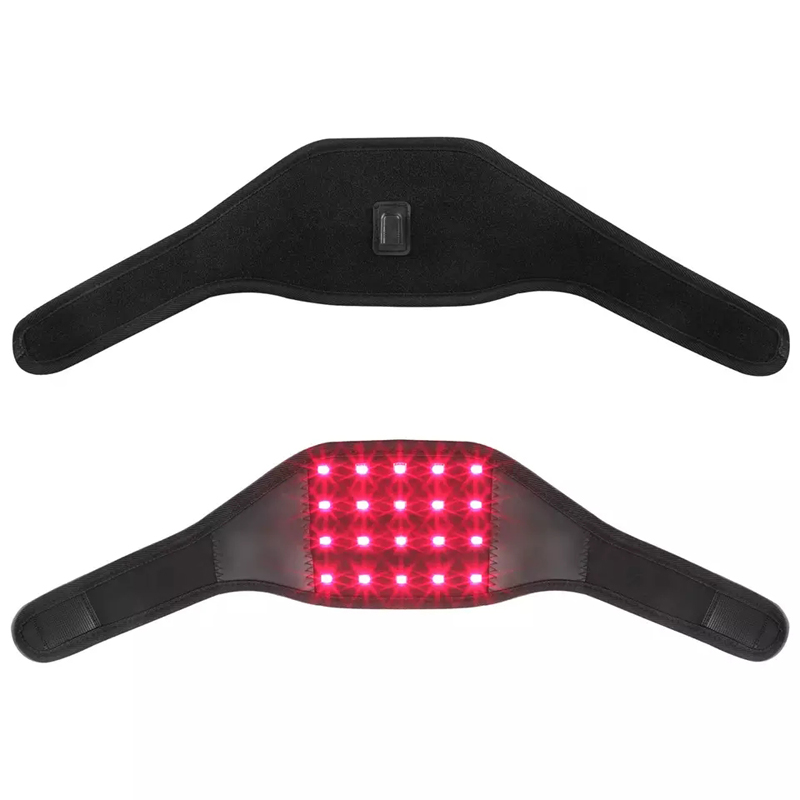 الجمال المحمول&معدات العناية الشخصية معدات LED تقلل من آلام الجسم التي يمكن ارتداؤها حزامًا للعلاج الأحمر للرقبة