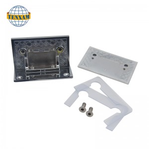 مقطع زجاج مربع مزدوج الوجه