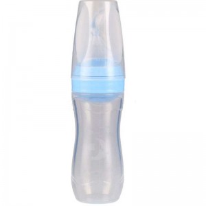 100 ٪ من الطعام درجة السيليكون ملعقة الضغط معجون الأرز طفل تغذية زجاجة السيليكون الأطفال الأطفال الذين يتغذى على زجاجة ملعقة الفاك...