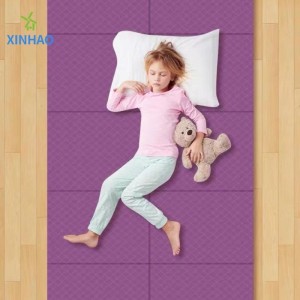 سماكة السفر بالجملة قابلة للطي يوجا حصيرة 4 ملم/5mm من السهل حملها لممارسة الرياضة ، والمكتب ، وتخييم الحديقة