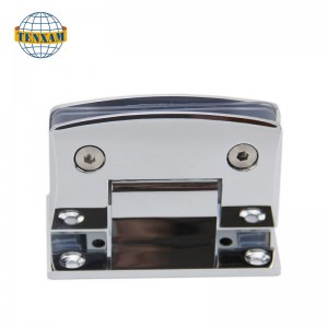 90 درجة جدار إلى باب زجاجي مفصلات الزنك سبيكة الحمام الزجاج المفصل