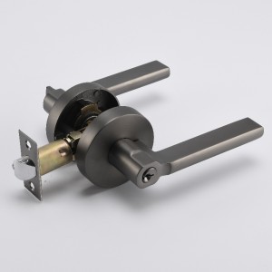 R7804 قفل رافعة الباب الدائري مع مفتاح ، مقابض الباب الثقيلة