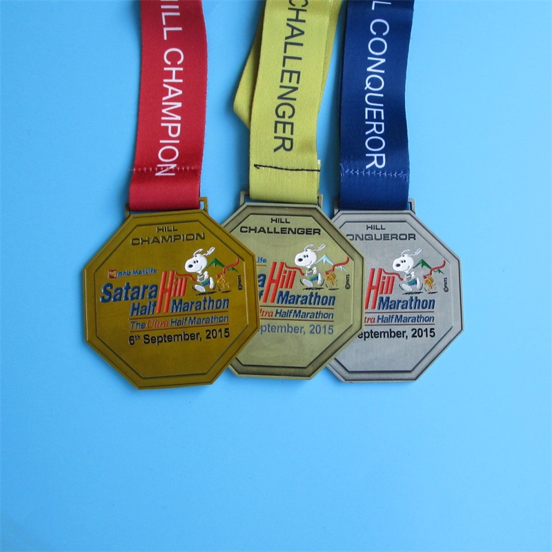 ميداليات ميداليات الرياضة ميداليات النحاس الفضية الذهبية المطلي بالمعادن