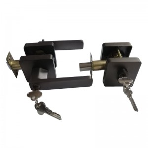 78001 رافعة مدخل مربعة مع مجموعة Deadbolt deadbolt مزدوجة على حد سواء قفل التحرير والسرد (للمكتب والباب الأمامي) ، قفل باب الدخول الثقيل ، 1 حز...