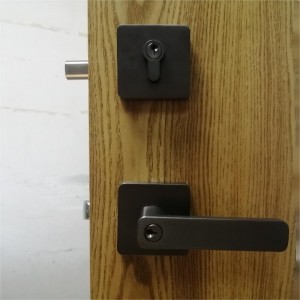78001 رافعة مدخل مربعة مع مجموعة Deadbolt deadbolt مزدوجة على حد سواء قفل التحرير والسرد (للمكتب والباب الأمامي) ، قفل باب الدخول الثقيل ، 1 حز...