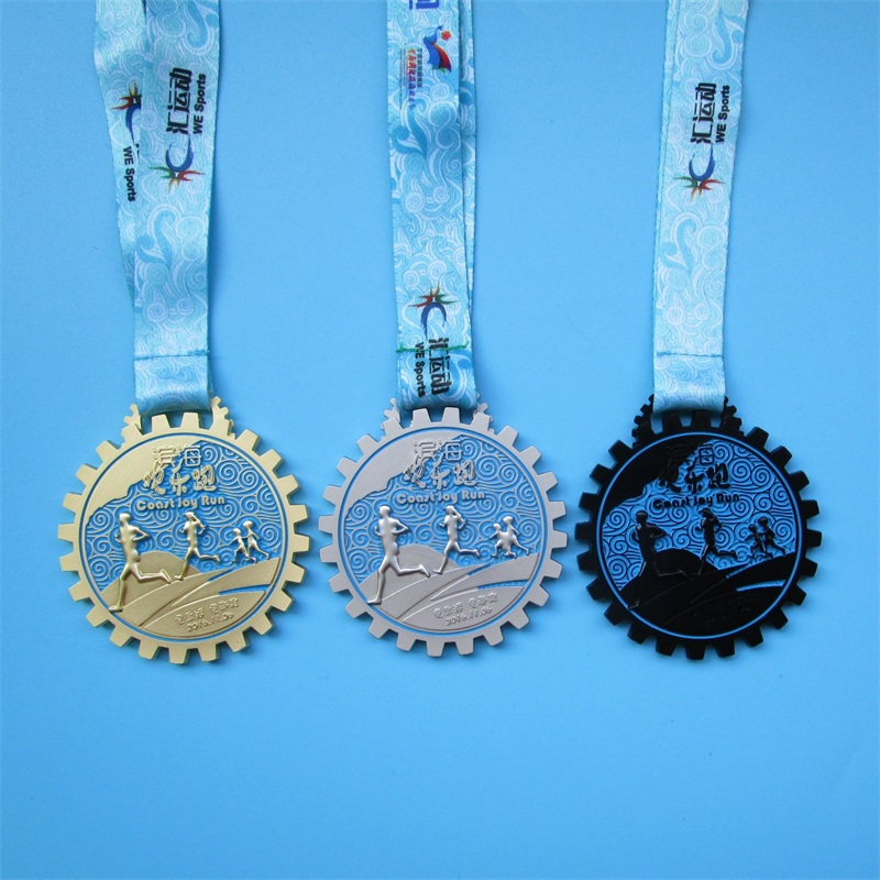 جائزة الماراثون التي تعمل بالميدالية الرياضية المعدنية المخصصة