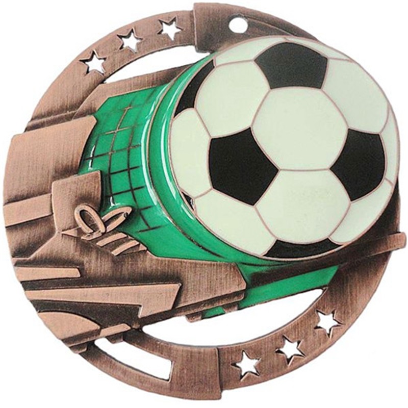 مخصص لكرة القدم لكرة القدم الكرة الطائرة الجري للذهب المعدني مطلي بالميدالية الرياضية العتيقة العتيقة