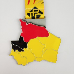 Laser Logo 3D Metal Award ODM Gold Silver and Bronze Medals Gift