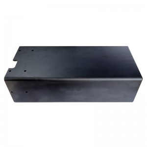 ملفات تعريف أسود مقذوف ، طحن CNC طحن الأجزاء عالية الدقة