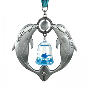 الميداليات العتيقة ريبن تصميم دائرة ميدالية مطلية بالذهب