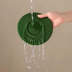 جولة السيليكون غير القابل للانزلاق حصيرة حصيرة مقاومة للحرارة سيليكون كوستر مكتب القهوة حفلة BPA الحصير السيليكون الحرة