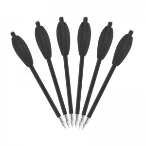 Elongarrow 119612-04 مسامير قوس مسدس مع 2pcs أسود سهم سهم