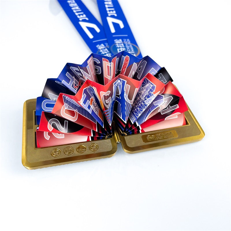 ميدالية ماراثون ميداليات الماراثون المعدنية الذهبية مخصصة مخصصة