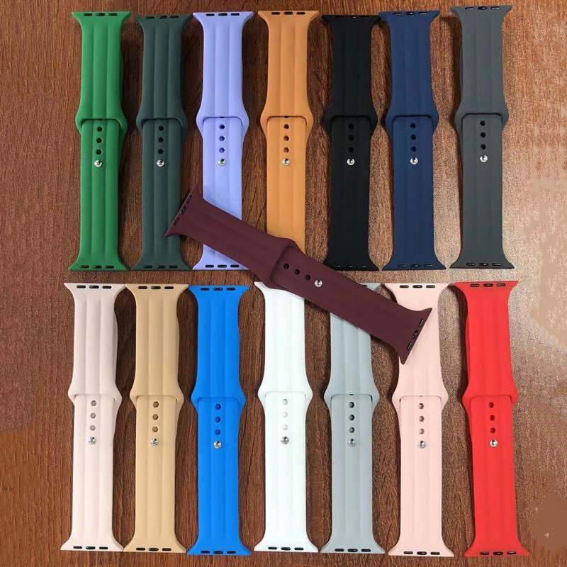 iWatch Silicone Sports Band Strap Sbracelet Watch Straps for Apple Watch