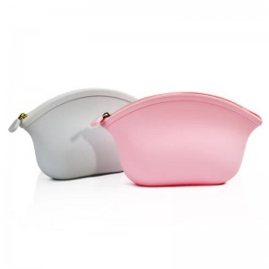 التسوق حفل سحاب سستة الحلوى المحمولة سيدات السيليكون حقيبة مستحضرات التجميل حقيبة يد
