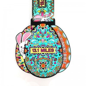 ميداليات مخصصة لسباقات الميداليات المعدنية مخصصة سانتا ميداليات