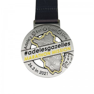 ميداليات مخصصة سريعة جوفاء ميداليات سبيكة الزنك المعدنية المخصصة