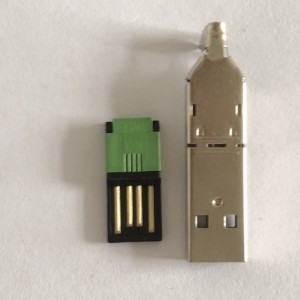 محول USB المطلي بـ ICKEL A TAIL SOCKET 3-in-1 PC DIY