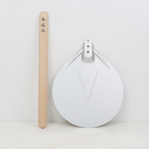 مقبض الخشب 7 بوصة البيتزا الألمنيوم تحول قشر البيتزا تيرنر جولة البيتزا ملحقات البيتزا البيتزا