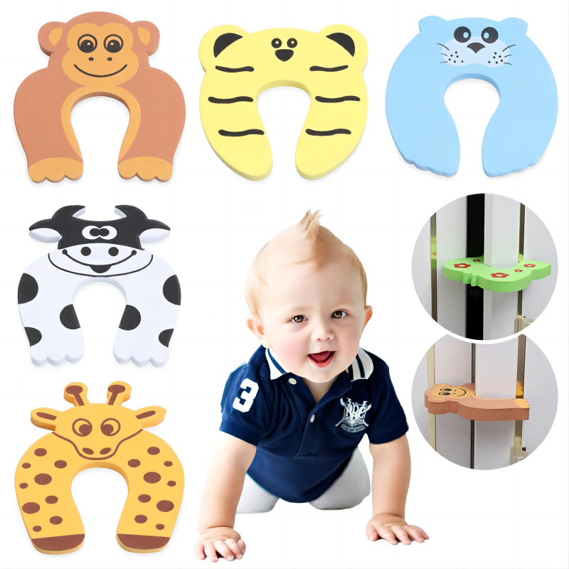 Eva Foam Child Custom Authority Manufacturing Cute Slam Cartoon Safety Safety Baby Finger Pitch Supber Stoppe Soppe