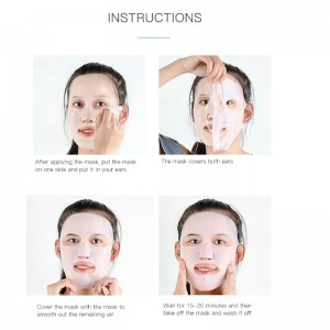 قناع قناع السيليكون القابل لإعادة الاستخدام يغطي قناع الجلد السيليكون القابل لإعادة الاستخدام ترطيب قناع سليكون سليكون مضاد للت...