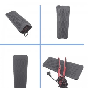 مقاومة السليمة السليمة ، حقيبة حصيرة مقاومة للحرارة المحمولة مقاومة للحرارة ، كرات الشعر سجادة الشعر غير المنقوش لحديد الشباك ، م...