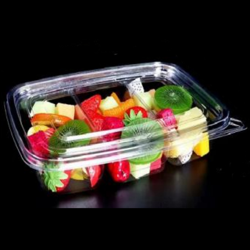 ثلاثة-compartment salad Box Bottom 245*175*45 mm hgf-fg3