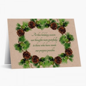 بطاقة علامة الورق البني