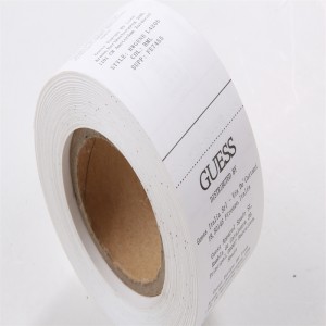 لفة علامة الشحن المطبوعة عالية الجودة