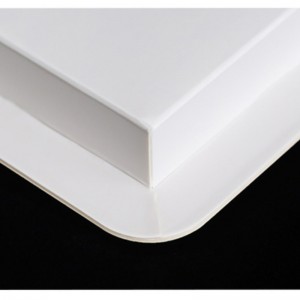 صندوق كعكة عيد ميلاد مربع شفاف مربع