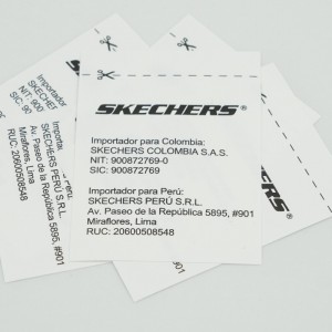 ملصق ملصق منسوج ملابس غسل المياه ، طباعة شاشة الحرير ، تسمية منسوجة