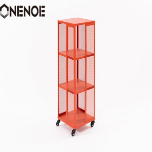 Onenoe Home Furniture Modern Metal Relving Filing Fabling Fabrice Cabinet Cookcage Frame Solid