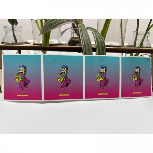 ملصق متفرغ متدرج