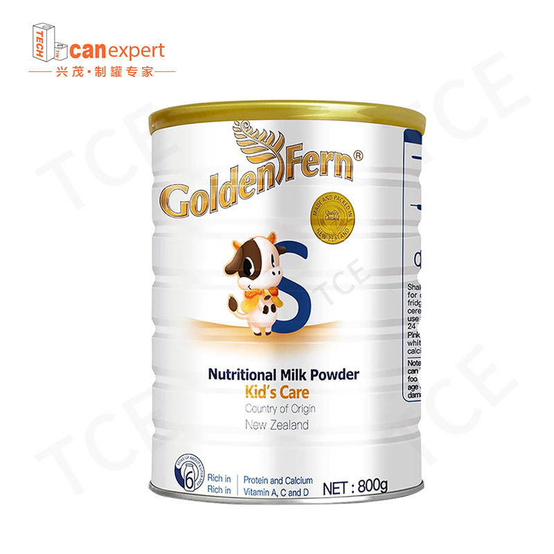 TCE-Factory تزويد المعدن الدرجة المعدنية CAMYK/pms color/نقش حليب الصفيح القصدير