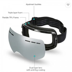 مغنطة نظارات التزلج