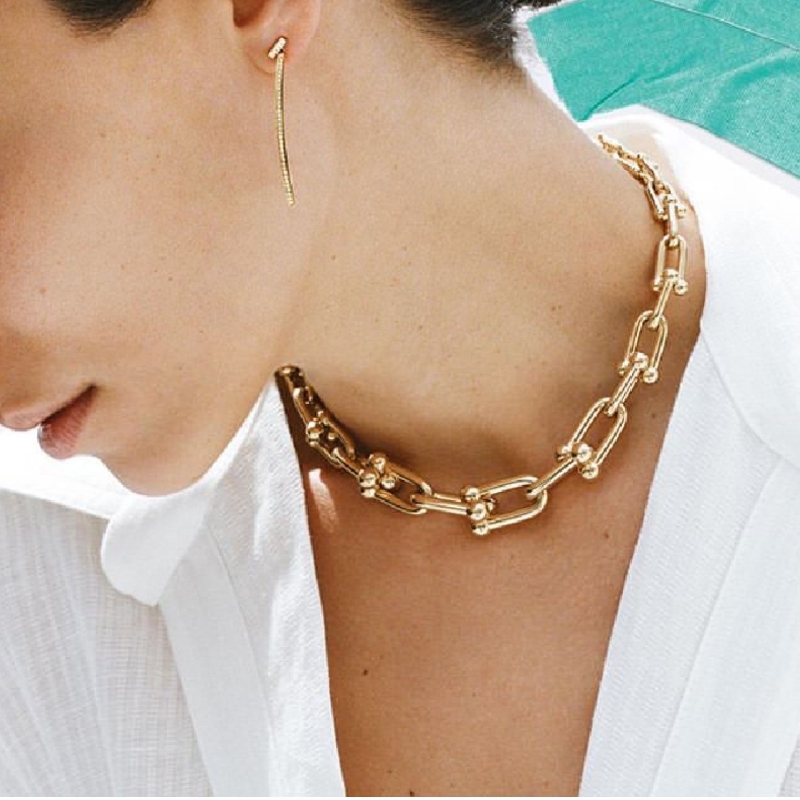 سلسلة سميكة قلادة أنثى أوروبا والولايات المتحدة