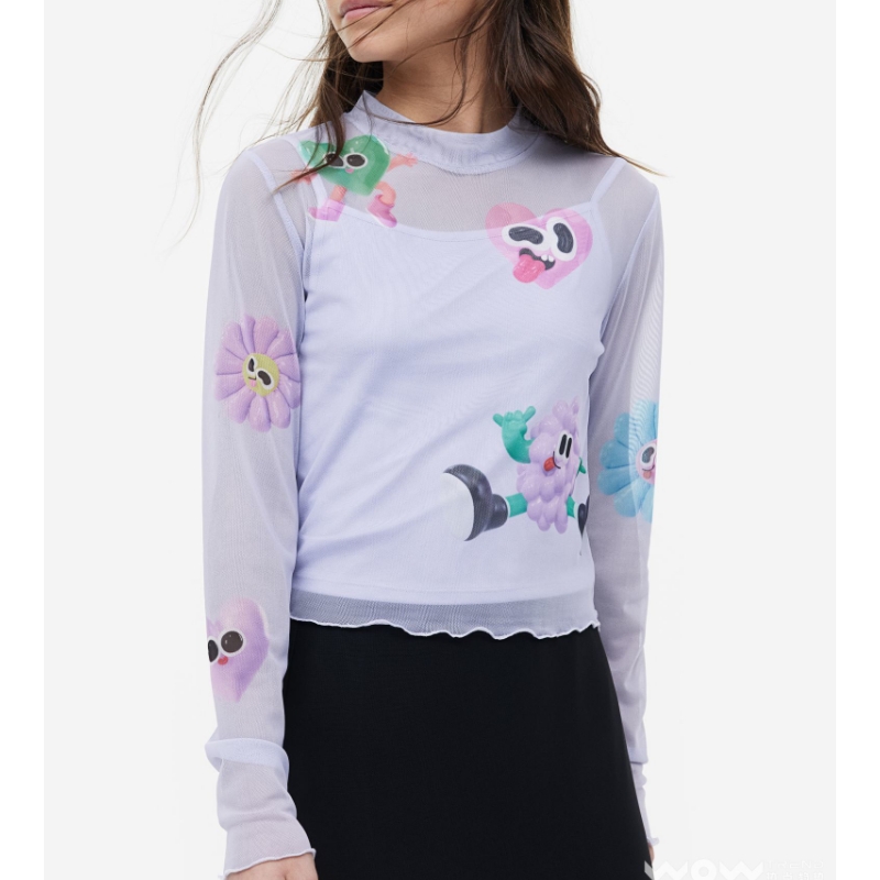 H&m/eva Cremers/3d/digital colors/bright shades/crossover رسومات الكرتون