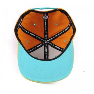 Hiphop مخصص شعار مسطح فاتورة بلوك الأطفال الأطفال 6 لوحة طفل Snapback Gorras القبعات الفارغة قبعة snapbacks