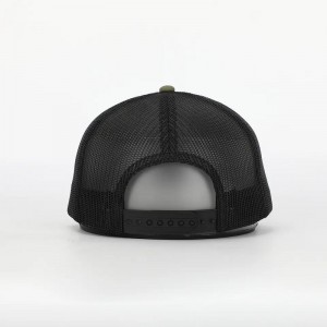 جملة مخصصة للبالغين 6 لوحة جلدية الرقعة شعار منخفض المظهر Richardson 112 Gorras Mesh Snap Backer Trucker Cap Hat