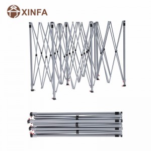 10x ؛ 20 قدمًا منبثقة من المظلة الحفل حفل زفاف شرفة مرتفعة مع 4 جدران جانبية قابلة للإزالة بيضاء