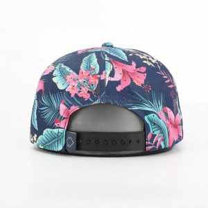 OEM مخصص تصميم شعارك عالي الجودة 5 لوحات مسطحة في جميع أنحاء الطباعة السامي Hip Hop Gorras Snapback Cap and Hat