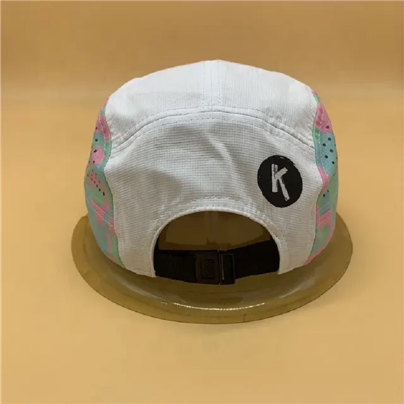 قبعة رياضية مسطحة للليزر قطع كبسولة قابلة للتنفس نايلون مسطحة الجري قبعة DRI-FIT SNAPBACK CAP