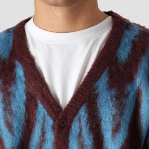 نمط مخصص عالي الجودة مخصصة Jacquard Design Men \\\\ \'s Cardigan Sweater